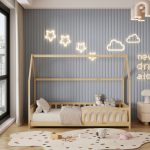 ΚΡΕΒΑΤΙ ΠΑΙΔΙΚΟ ΜΕ ΚΑΓΚΕΛΑ FB9679.01 τ.MONTESSORI ΞΥΛΟ ΠΕΥΚΟ ΦΥΣΙΚΟ-190x90εκ. - Image 4