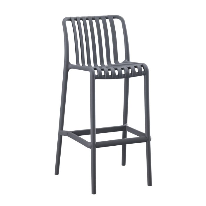 ΣΚΑΜΠΟ BAR ΠΟΛΥΠΡΟΠΥΛΕΝΙΟΥ FB96098.03 ΓΚΡΙ 38,5x49,5x102Υεκ. - Image 1
