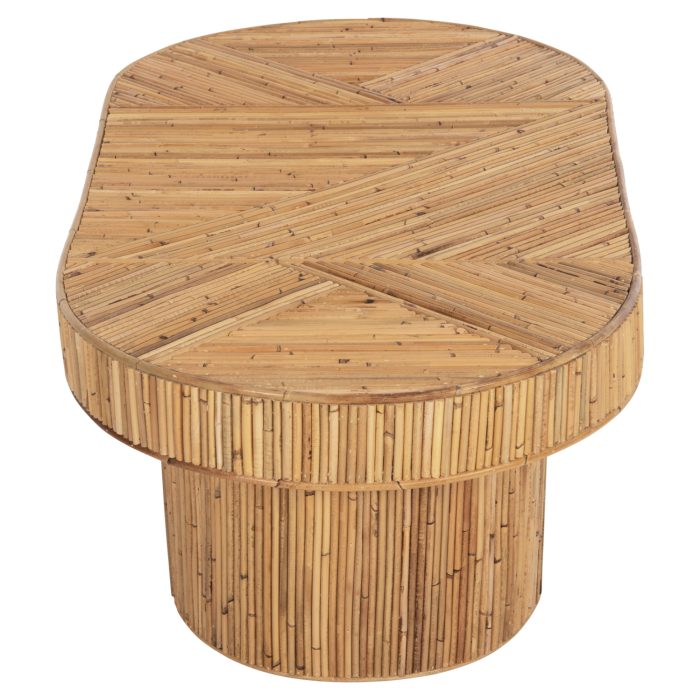 ΤΡΑΠΕΖΙ ΣΑΛΟΝΙΟΥ ΟΒΑΛ TOP FB99870 RATTAN ΧΡΩΜΑ ΦΥΣΙΚΟ 110x59x39Υεκ. - Image 5