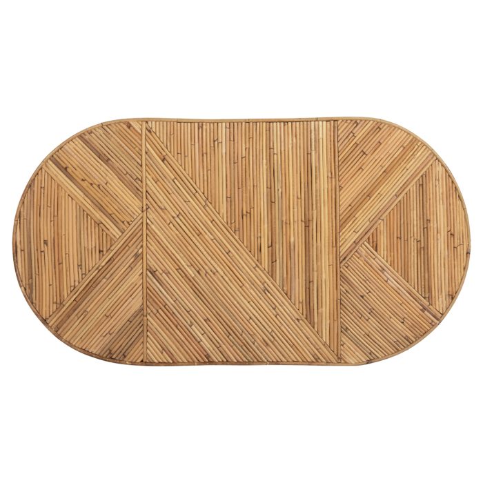 ΤΡΑΠΕΖΙ ΣΑΛΟΝΙΟΥ ΟΒΑΛ TOP FB99870 RATTAN ΧΡΩΜΑ ΦΥΣΙΚΟ 110x59x39Υεκ. - Image 6