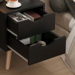 ΚΟΜΟΔΙΝΟ FB92472.02 ΜΕΛΑΜΙΝΗ-2 ΣΥΡΤΑΡΙΑ-WENGE 29,5x29,5x45Υεκ - Image 6