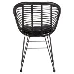 ΠΟΛΥΘΡΟΝΑ ΜΕ ΜΑΞΙΛΑΡΙ ΜΕΤΑΛΛΙΚΗ FB95450.32 ΜΕ WICKER ΜΑΥΡΟ 58x59x82Υεκ. - Image 6