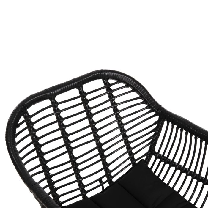 ΠΟΛΥΘΡΟΝΑ ΜΕ ΜΑΞΙΛΑΡΙ ΜΕΤΑΛΛΙΚΗ FB95450.32 ΜΕ WICKER ΜΑΥΡΟ 58x59x82Υεκ. - Image 7