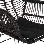 ΠΟΛΥΘΡΟΝΑ ΜΕ ΜΑΞΙΛΑΡΙ ΜΕΤΑΛΛΙΚΗ FB95450.32 ΜΕ WICKER ΜΑΥΡΟ 58x59x82Υεκ. - Image 8