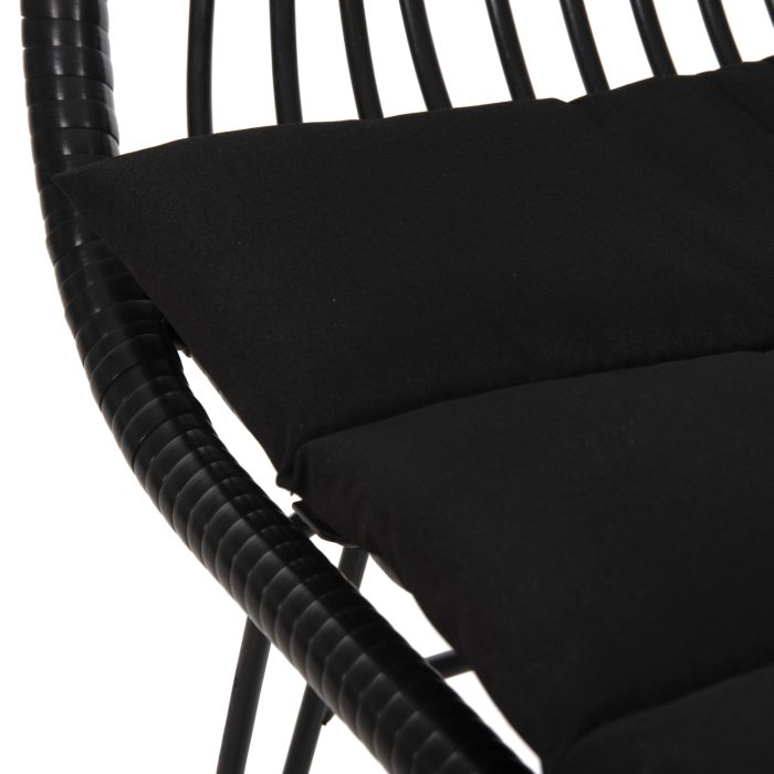 ΠΟΛΥΘΡΟΝΑ ΜΕ ΜΑΞΙΛΑΡΙ ΜΕΤΑΛΛΙΚΗ FB95450.32 ΜΕ WICKER ΜΑΥΡΟ 58x59x82Υεκ. - Image 9