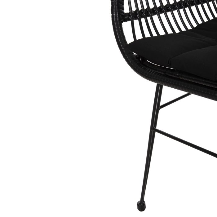 ΠΟΛΥΘΡΟΝΑ ΜΕ ΜΑΞΙΛΑΡΙ ΜΕΤΑΛΛΙΚΗ FB95450.32 ΜΕ WICKER ΜΑΥΡΟ 58x59x82Υεκ. - Image 10
