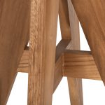 ΤΡΑΠΕΖΙ ΤΕΤΡΑΓΩΝΟ FB99860.11 ΜΑΣΙΦ ΞΥΛΟ ΤΕΑΚ 60x60x75Υεκ. - Image 5