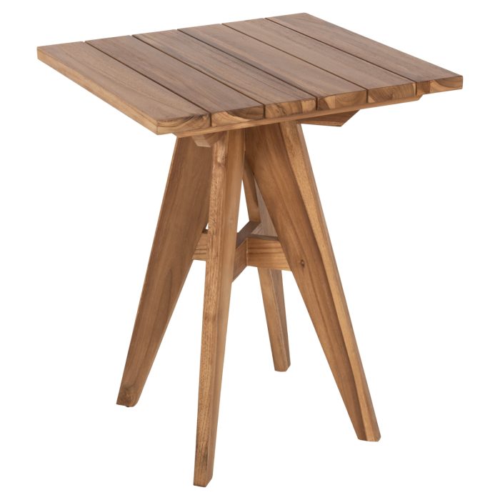 ΤΡΑΠΕΖΙ ΤΕΤΡΑΓΩΝΟ FB99860.11 ΜΑΣΙΦ ΞΥΛΟ ΤΕΑΚ 60x60x75Υεκ. - Image 1
