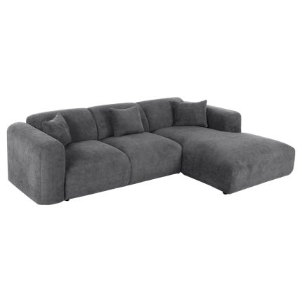 ΚΑΝΑΠΕΣ ΓΩΝΙΑ FB93275.04R ΑΝΘΡΑΚΙ ΥΦΑΣΜΑ 110-282x98-160x72Υεκ.