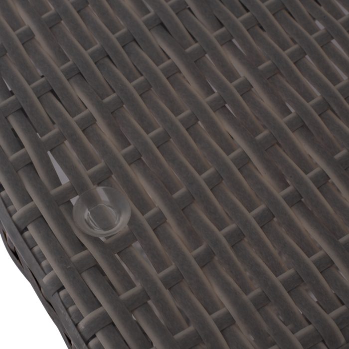 ΤΡΑΠΕΖΙ ΜΕΤΑΛΛΙΚΟ RATTAN ΓΚΡΙ FB95507.01 150x90x75Υ εκ. - Image 6