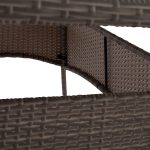 ΤΡΑΠΕΖΙ ΜΕΤΑΛΛΙΚΟ RATTAN ΓΚΡΙ FB95507.01 150x90x75Υ εκ. - Image 8
