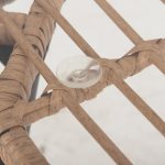 ΤΡΑΠΕΖΙ ΟΡΘΟΓΩΝΙΟ FB95537.11 ΜΕΤΑΛ.ΜΑΥΡΟ-P.E. RATTAN ΦΥΣΙΚΟ 139,5x79,5x73Υεκ. - Image 8