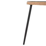 ΤΡΑΠΕΖΙ ΟΡΘΟΓΩΝΙΟ FB95537.11 ΜΕΤΑΛ.ΜΑΥΡΟ-P.E. RATTAN ΦΥΣΙΚΟ 139,5x79,5x73Υεκ. - Image 9