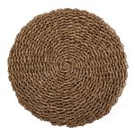 ΣΚΑΜΠΟ FB97826 ΞΥΛΟ ΤΕΑΚ ΚΑΙ SEAGRASS ΣΕ ΦΥΣΙΚΟ & ΓΚΡΙ Φ43x45Yεκ. - Image 6