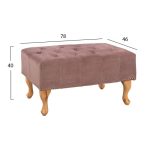 ΤΑΜΠΟΥΡΕ T.CHESTERFIELD FB9226.05 ΣΑΠΙΟ ΜΗΛΟ ΒΕΛΟΥΔΟ-ΠΟΔΙΑ ΣΕ ΦΥΣΙΚΟ 78x46x40Y - Image 2