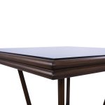 ΤΡΑΠΕΖΙ ΑΛΟΥΜΙΝΙΟΥ 70X70X76 BAMBOO FB95568.03 ΚΑΦΕ ΜΕ ΓΥΑΛΙ - Image 5
