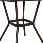 ΤΡΑΠΕΖΙ ΑΛΟΥΜΙΝΙΟΥ 70X70X76 BAMBOO FB95568.03 ΚΑΦΕ ΜΕ ΓΥΑΛΙ - Image 7
