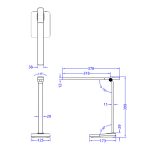 ΦΩΤΙΣΤΙΚΟ ΓΡΑΦΕΙΟΥ FB94448.01 ΛΕΥΚΟ ΧΡΩΜΑ ABS 17,3x12,5x39,9Υεκ. - Image 2