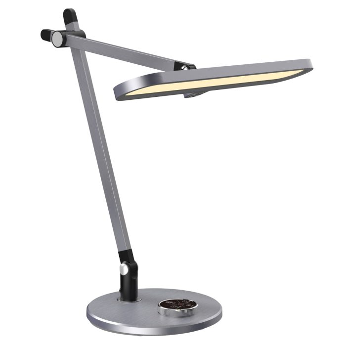 ΦΩΤΙΣΤΙΚΟ ΓΡΑΦΕΙΟΥ LED FB94446.07 ΓΚΡΙ ΒΑΣΗ ABS-ΓΚΡΙ ΑΛΟΥΜΙΝΙΟ 57,5x53Υεκ. - Image 1
