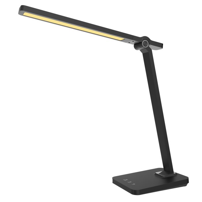 ΦΩΤΙΣΤΙΚΟ ΓΡΑΦΕΙΟΥ LED FB94448.02 ΜΑΥΡΟ ΧΡΩΜΑ ABS 17,3x12,5x39,9Υεκ. - Image 1