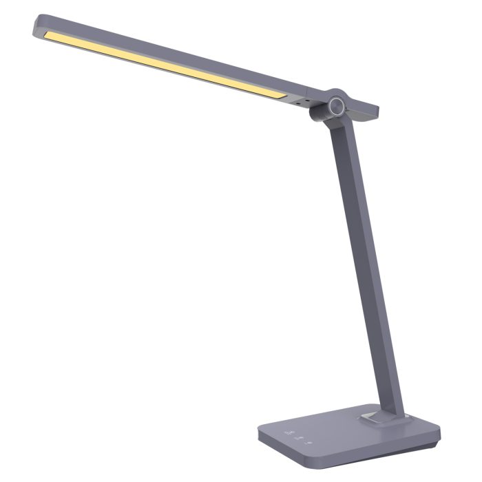 ΦΩΤΙΣΤΙΚΟ ΓΡΑΦΕΙΟΥ LED FB94448.07 ΓΚΡΙ ΧΡΩΜΑ ABS 17,3x12,5x39,9Υεκ. - Image 1