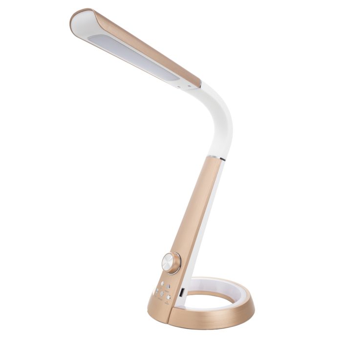 ΦΩΤΙΣΤΙΚΟ ΓΡΑΦΕΙΟΥ LED FB94451.09 ΧΡΥΣΟ-ΛΕΥΚΟ ΧΡΩΜΑ 34,3x18,3x42,5Υεκ. - Image 1