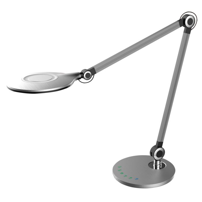 ΦΩΤΙΣΤΙΚΟ ΓΡΑΦΕΙΟΥ LED FB94452.08 ΓΚΡΙ-ΑΣΗΜΙ ΧΡΩΜΑ ABS 55,7x49,7Υεκ. - Image 1