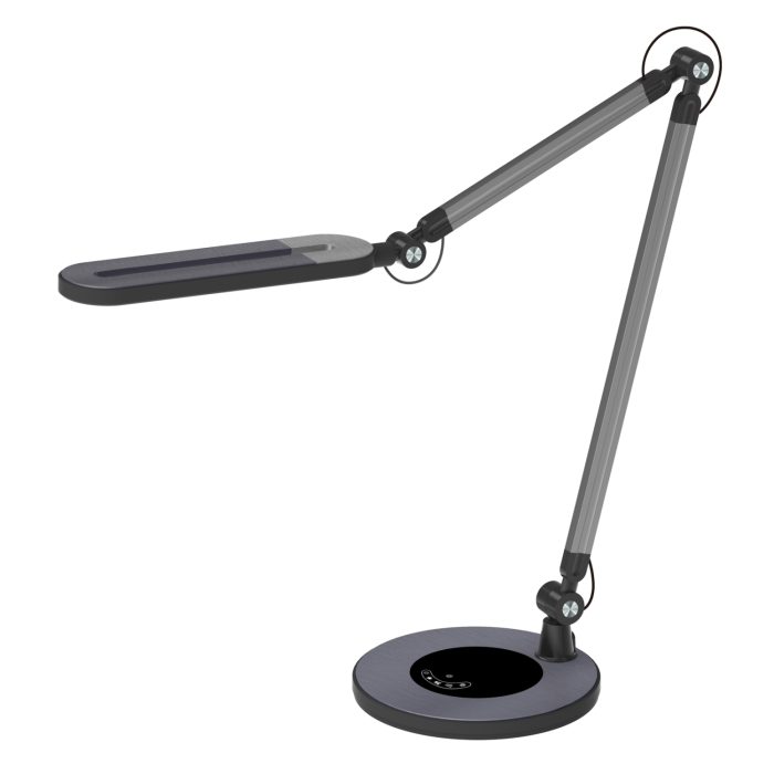 ΦΩΤΙΣΤΙΚΟ ΓΡΑΦΕΙΟΥ LED FB94462.02 ΜΑΥΡΟ-ΓΚΡΙ ABS 57,4x51,1Υεκ. - Image 1