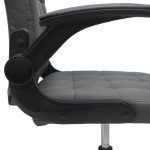 ΚΑΡΕΚΛΑ ΓΡΑΦΕΙΟΥ FB91197.03 ΓΚΡΙ PVC-ΜΑΥΡΟΣ NYLON ΣΚΕΛΕΤΟΣ & ΒΑΣΗ 66.5x60x97Υεκ - Image 6