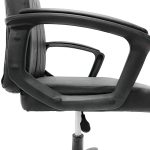 ΚΑΡΕΚΛΑ ΓΡΑΦΕΙΟΥ FB91200.01 ΜΑΥΡΟ PVC-ΜΑΥΡΟΣ ΣΚΕΛΕΤΟΣ & ΒΑΣΗ NYLON 58x65x100Υεκ - Image 6