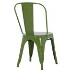 ΚΑΡΕΚΛΑ ΜΕΤΑΛΛΙΚΗ FB98641.13 ΣΕ LIGHT OLIVE GREEN 43x50x82Y εκ. - Image 5