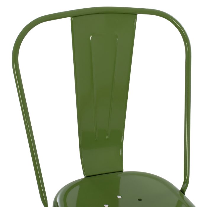 ΚΑΡΕΚΛΑ ΜΕΤΑΛΛΙΚΗ FB98641.13 ΣΕ LIGHT OLIVE GREEN 43x50x82Y εκ. - Image 7