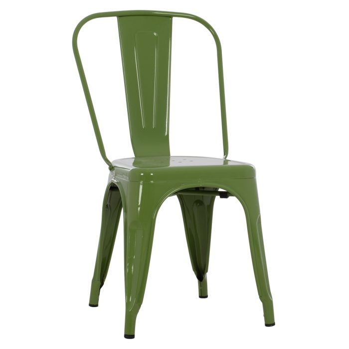 ΚΑΡΕΚΛΑ ΜΕΤΑΛΛΙΚΗ FB98641.13 ΣΕ LIGHT OLIVE GREEN 43x50x82Y εκ. - Image 1