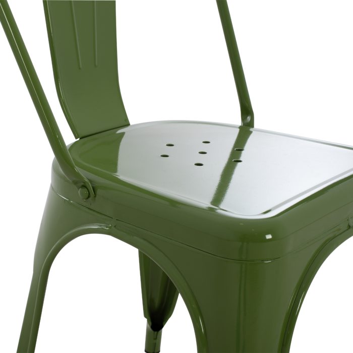ΚΑΡΕΚΛΑ ΜΕΤΑΛΛΙΚΗ FB98641.13 ΣΕ LIGHT OLIVE GREEN 43x50x82Y εκ. - Image 10