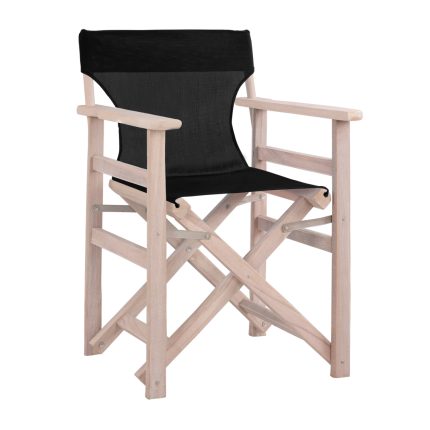 ΚΑΡΕΚΛΑ ΣΚΗΝΟΘΕΤΗ CHALK FINISH ΛΕΥΚΗ ΕΜΠΟΤΙΣΜΟΥ ΜΕ PVC ΜΑΥΡΟ FB910453.05