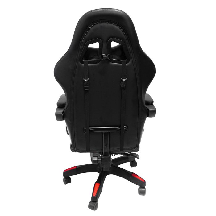 ΠΟΛΥΘΡΟΝΑ GAMING FB91203.01 ΜΑΥΡΟ-ΚΟΚΚΙΝΟ PVC & NYLON 58.5x100x120Υεκ. - Image 5