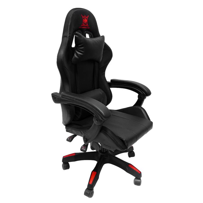 ΠΟΛΥΘΡΟΝΑ GAMING FB91203.01 ΜΑΥΡΟ-ΚΟΚΚΙΝΟ PVC & NYLON 58.5x100x120Υεκ. - Image 1