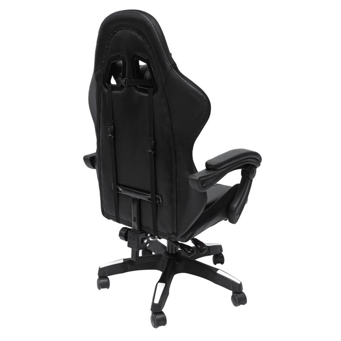 ΠΟΛΥΘΡΟΝΑ GAMING FB91203.04 ΜΑΥΡΟ-ΛΕΥΚΟ PVC & NYLON 58.5x100x120Υεκ. - Image 4