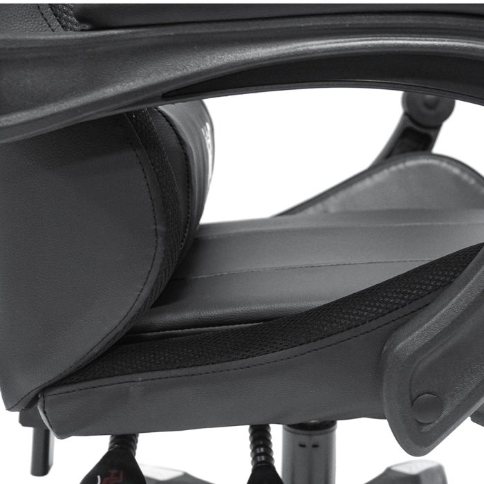 ΠΟΛΥΘΡΟΝΑ GAMING FB91203.04 ΜΑΥΡΟ-ΛΕΥΚΟ PVC & NYLON 58.5x100x120Υεκ. - Image 6