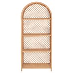 ΒΙΒΛΙΟΘΗΚΗ FB99552 ΑΠΟ ΦΥΣΙΚΟ RATTAN ΣΕ ΦΥΣΙΚΟ ΧΡΩΜΑ 80x40x182Υεκ. - Image 3