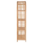 ΒΙΒΛΙΟΘΗΚΗ FB99552 ΑΠΟ ΦΥΣΙΚΟ RATTAN ΣΕ ΦΥΣΙΚΟ ΧΡΩΜΑ 80x40x182Υεκ. - Image 4