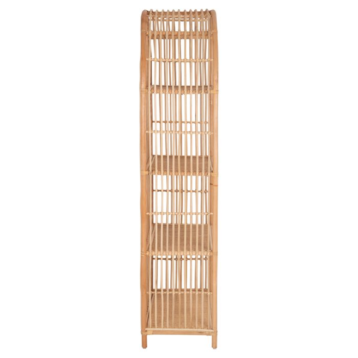 ΒΙΒΛΙΟΘΗΚΗ FB99552 ΑΠΟ ΦΥΣΙΚΟ RATTAN ΣΕ ΦΥΣΙΚΟ ΧΡΩΜΑ 80x40x182Υεκ. - Image 4
