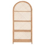 ΒΙΒΛΙΟΘΗΚΗ FB99552 ΑΠΟ ΦΥΣΙΚΟ RATTAN ΣΕ ΦΥΣΙΚΟ ΧΡΩΜΑ 80x40x182Υεκ. - Image 6