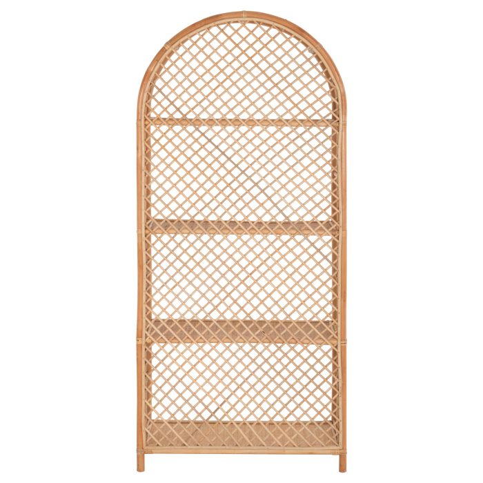 ΒΙΒΛΙΟΘΗΚΗ FB99552 ΑΠΟ ΦΥΣΙΚΟ RATTAN ΣΕ ΦΥΣΙΚΟ ΧΡΩΜΑ 80x40x182Υεκ. - Image 6