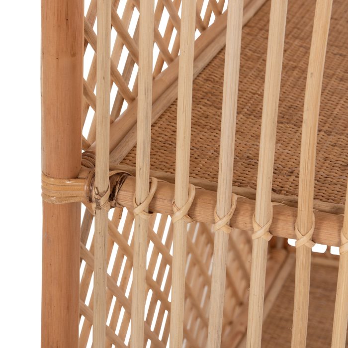 ΒΙΒΛΙΟΘΗΚΗ FB99552 ΑΠΟ ΦΥΣΙΚΟ RATTAN ΣΕ ΦΥΣΙΚΟ ΧΡΩΜΑ 80x40x182Υεκ. - Image 8