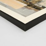 ΠΙΝΑΚΑΣ ΤΟΙΧΟΥ ABSTRACT FB94551 ΜΕ ΚΟΡΝΙΖΑ ΜΑΥΡΗ-ΚΑΜΒΑΣ 142x4.5x72Υεκ - Image 4