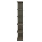 ΒΙΒΛΙΟΘΗΚΗ FB92241.13 OLIVE GREY ME ΜΑΥΡΕΣ ΒΕΡΓΕΣ 65x22-24x146Υεκ. - Image 5