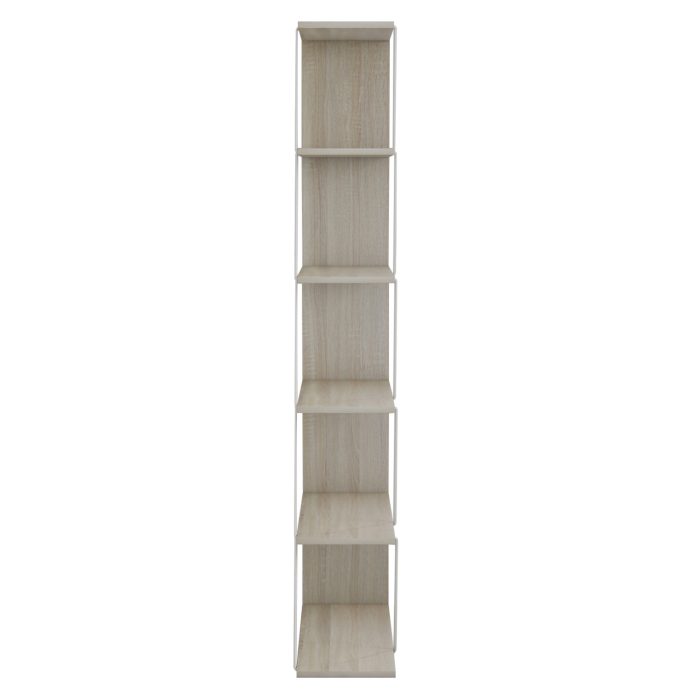 ΒΙΒΛΙΟΘΗΚΗ ΜΕΛΑΜΙΝΗΣ SONOMA ΛΕΥΚΟ FB92241.11 65x22-24x146Υεκ. - Image 5