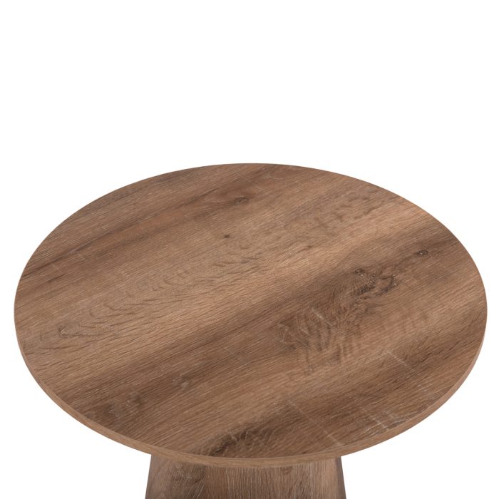 ΒΟΗΘΗΤΙΚΟ ΤΡΑΠΕΖΑΚΙ FB918029 MDF ΣΕ ΦΥΣΙΚΟ ΧΡΩΜΑ ΞΥΛΟΥ Φ45x56,5Υεκ - Image 5