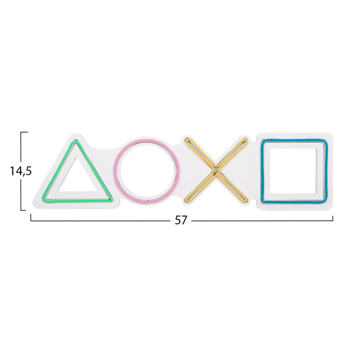 ΔΙΑΚΟΣΜΗΤΙΚΟ ΤΟΙΧΟΥ ΦΩΤΙΖΟΜΕΝΟ FB94652 GAME CONTROLS 57x2x14,5εκ. - Image 2
